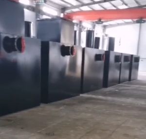 10台生活污水处理设备制作完毕