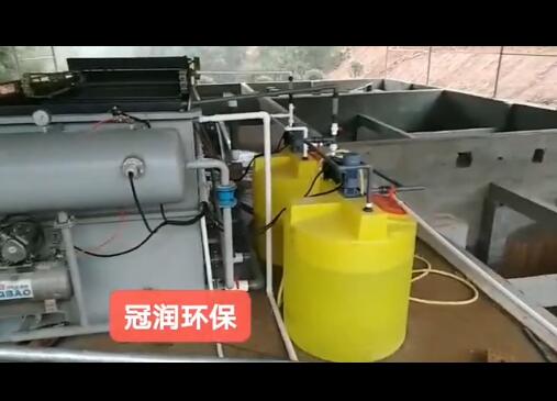 湖南株洲养殖污水处理设备安装调试中